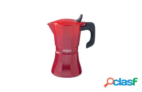 Cafetera Oroley Petra de color rojo para 9 Tazas