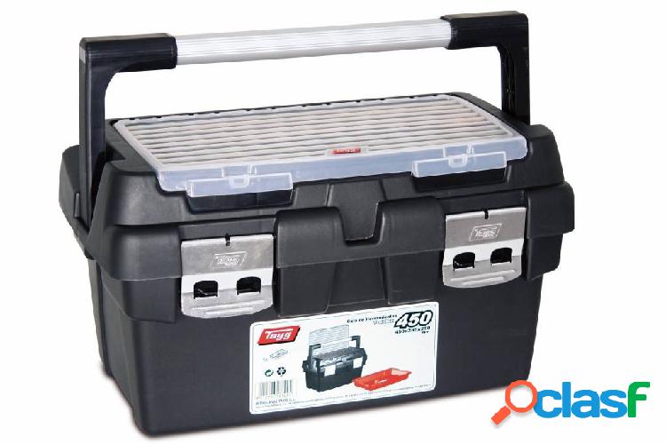 Caja Herramientas Asa Y Cierre Aluminio 450X285X250Mm