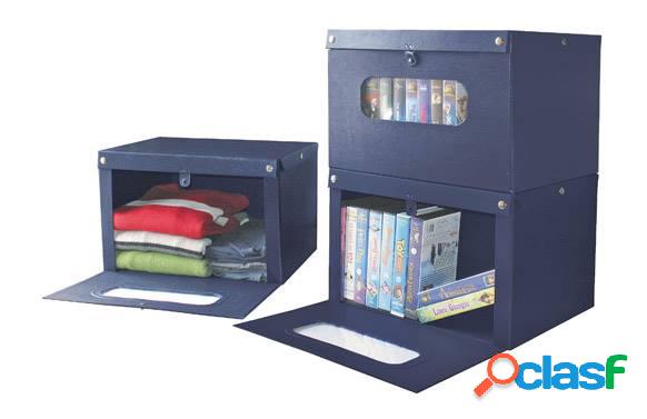 Caja front 43x34x25,5cm AZUL Plasticart