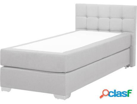 Cama Individual Admiral (Gris - Poliéster -212x99x96 cm -