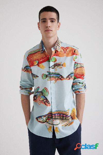 Camisa manga larga peces