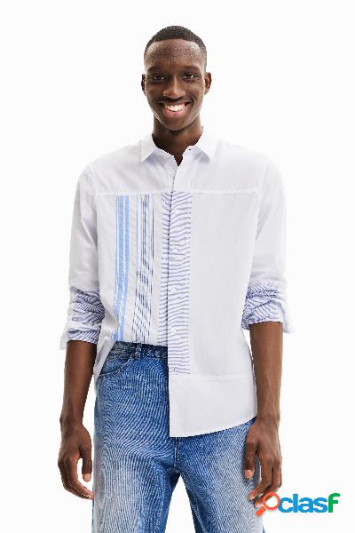 Camisa patch rayas