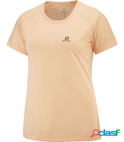 Camiseta Salomon MC Cross Rebel SS Tee W Mujer Apricot S