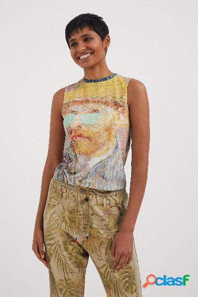 Camiseta autorretrato obra de arte