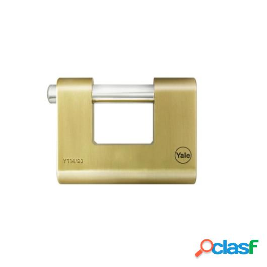 Candado Seguridad 90Mm Arco Rectangular Laton Yale