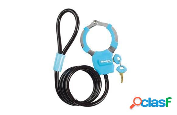 Candado antirrobo Master Lock con llave de 1m colores