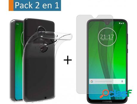 Carcasa + Protector de Pantalla Motorola Moto G7 / G7 Plus