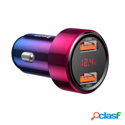 Cargador de coche Baseus 45W Cargador de coche USB C 6A con