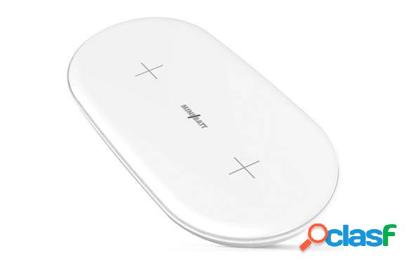 Cargador/Soporte Inalambrico Sobremesa Duo Fast Charge