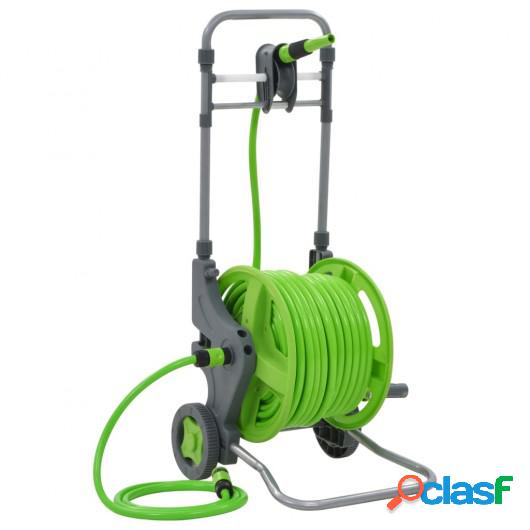 Carrete de manguera con ruedas 45+2 m