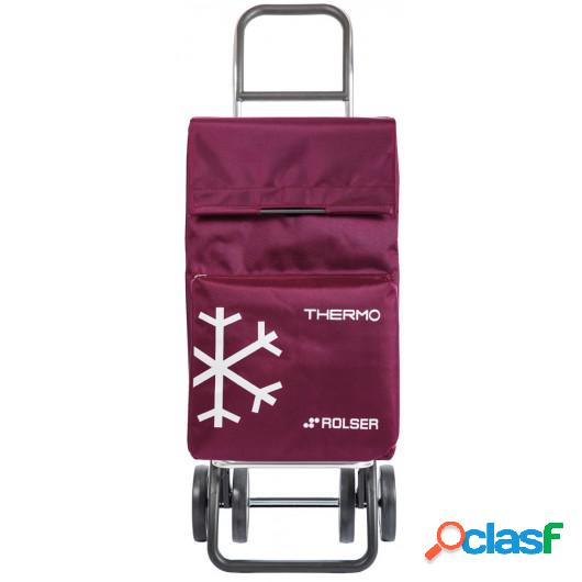Carro Compra 4R Alu Burdeos Termo Fresh Rolser