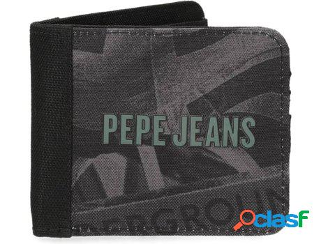 Cartera PEPE JEANS Davis Poliéster Hombre (Negro)