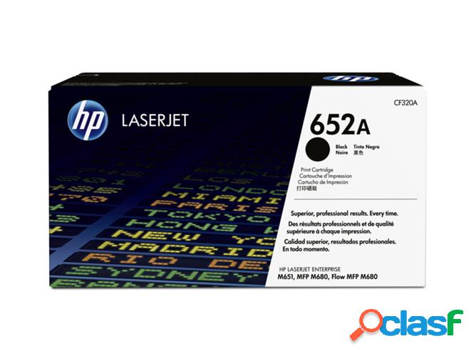 Cartucho de tóner original LaserJet HP 652A negro para