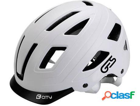 Casco para Bicicleta GES City (Talla: L - Blanco)