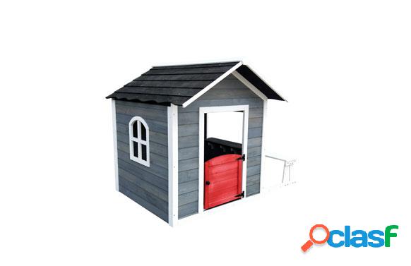 Caseta Madera Infantil Chloe Grey Outdoor Toys 116 X 138 X