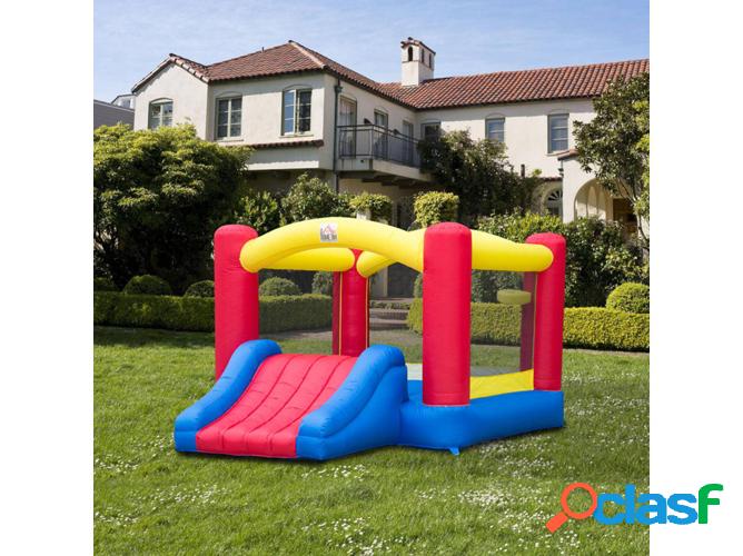 Castillo Hinchable HOMCOM Multicolors (366x274x183 cm)
