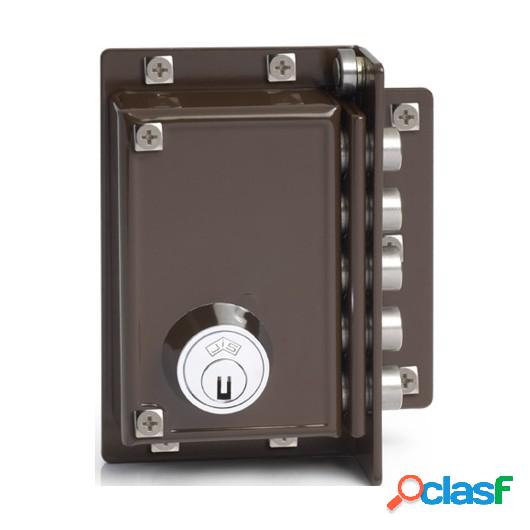 Cerradura Seguridad Sobreponer 88X40Mm 5239-70-D Marron 5