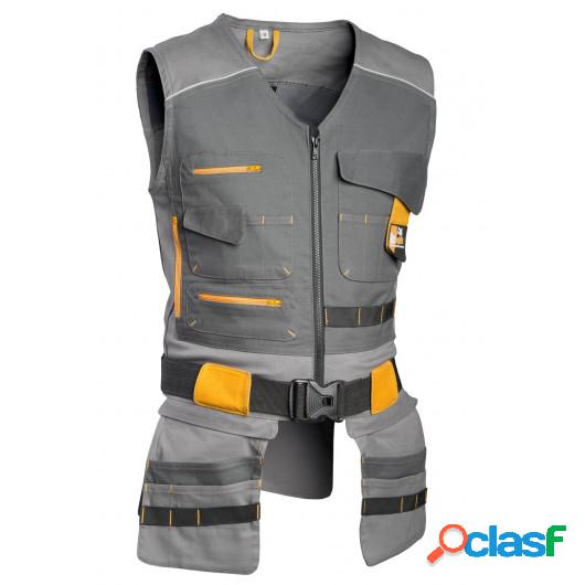 Chaleco Trabajo Txxl Confort 97%Algo 3%Elas Multibolsillos G