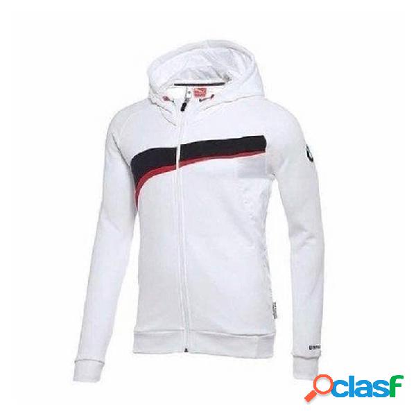 Chaqueta BMW Motorsport Hooded Sweat Blanco o Azul Tallas