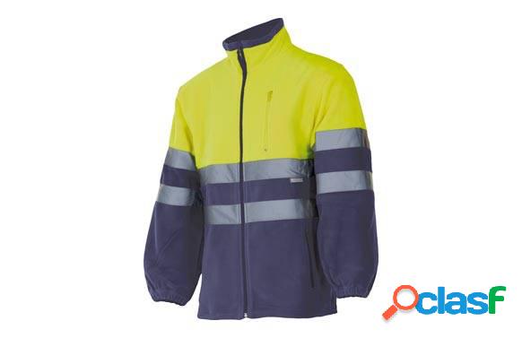 Chaqueta Polar Bicolor Alta Vibilidad Velilla T Xxl