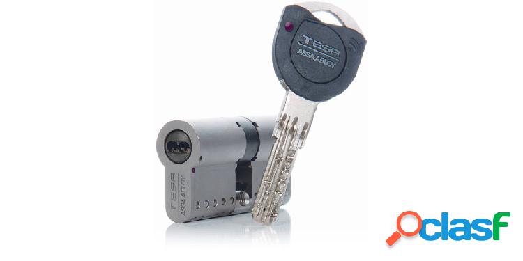 Cilindro de alta seguridad Tesa 30 40 TK100 níquel