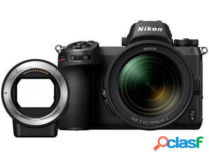 Cámara Mirrorless NIKON Z6 24-70MM + ADAPT (24.5 MP -