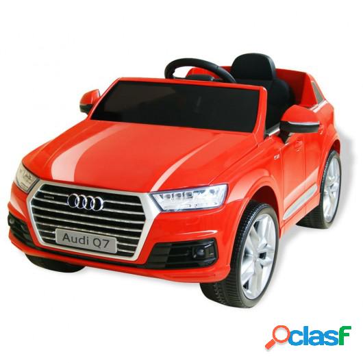 Coche eléctrico Audi Q7 rojo 6 V