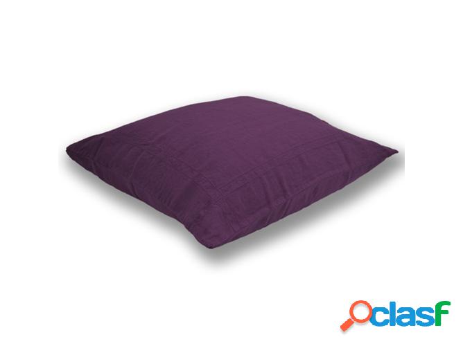 Cojín Lino lavado ALMALINEN morado 65x65cm