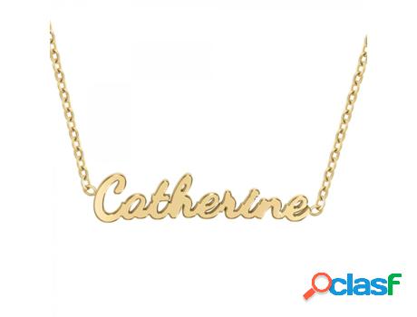 Collar SC_CRYSTAL Catherine (Acero - Dorado - 40cm)