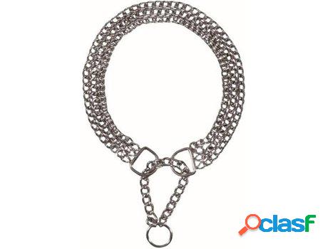 Collar para Perros TRIXIE Semi-Estrangulador Triplo Cromado