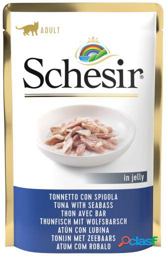 Comida Húmeda de Atún con Lubina en Gelatina 85 gr Schesir