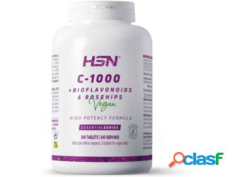 Complemento Alimentar HSN Vitamina C + Bioflavonoides + Rosa