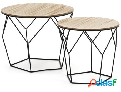 Conjunto 2 Mesas de Centro VS VENTA-STOCK Tokio (50 x 50 x
