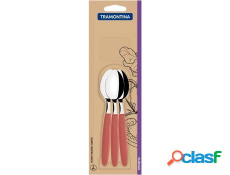 Conjunto de 3 Cucharas de té TRAMONTINA Ipanema Naranja