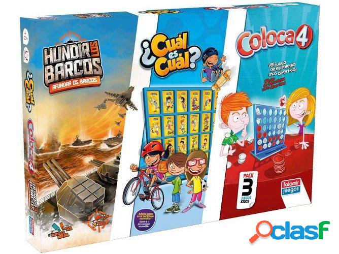 Conjunto de 3 Juegos de Tablero Hundir los Barcos - Cual és