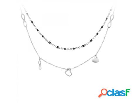 Conjunto de Collares SC_BOHEME (Acero - 35cm)