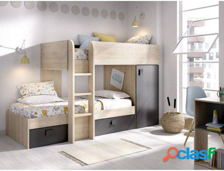 Conjunto de Cuarto DKIT MB 03K451A8664 (Blanco, Marrón -