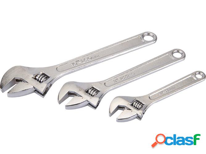 Conjunto de Llaves Inglesas Ajustable SILVERLINE WR03