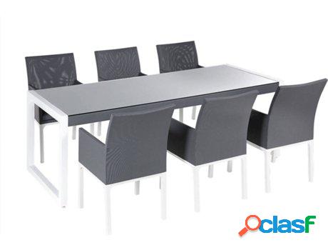 Conjunto de jardín 70650 (Gris - Aluminio -90x210x91 cm)