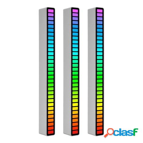 Control de sonido RGB Luces de ritmo 32 LED 18 colores Modo
