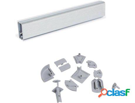 Copete Rectangular para Cocina, EMUCA, con Accesorios para