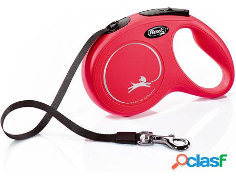 Correa para Perros FLEXI (Rosa - 5m - Hasta: 50 Kg - L -