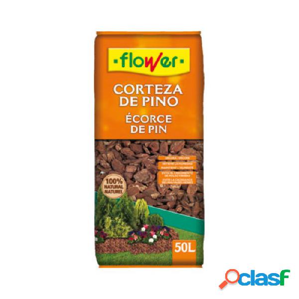 Corteza de pino decorativa Flower 30/50 en envase de 50L