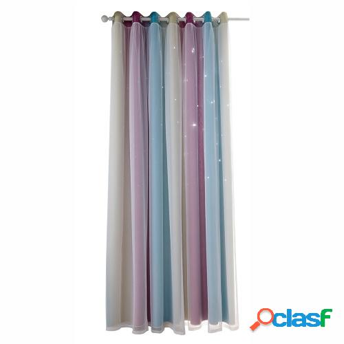 Cortinas de estrella de 1 panel Cortinas opacas de estrellas