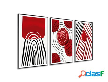 Cuadro DEKOARTE Estilo Abstracto, Lineal, Vivo (150x70 cm)