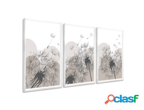 Cuadro DEKOARTE Nature, Plantas, Nórdico (150x70 cm)