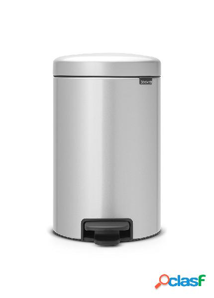 Cubo de basura 12L Brabantia NewIcon Metallic Grey