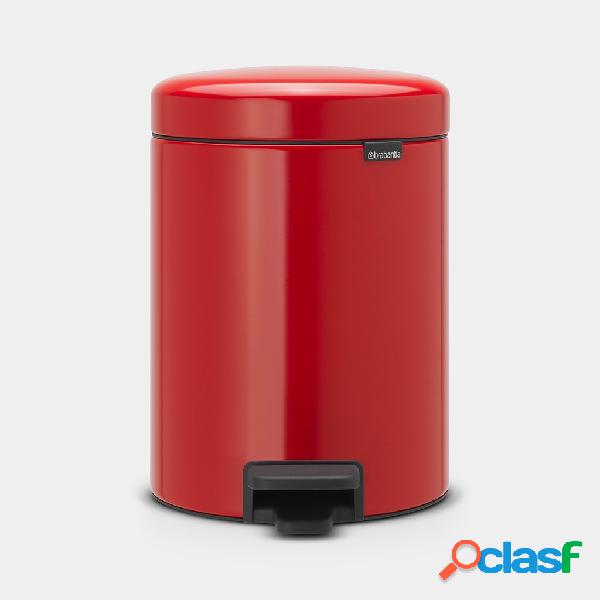 Cubo de basura Brabantia NewIcon Passion Red 5L