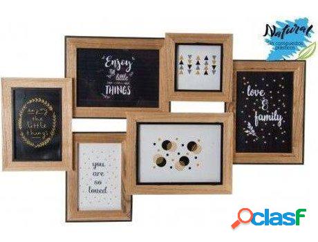 Decoración De Pared HOGAR Y MÁS Marco Multifoto De Pared