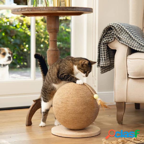 Designed by Lotte Globo rascador para gatos Balty de madera